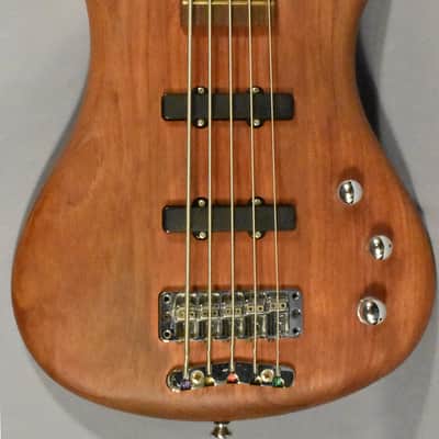 2003 Warwick Corvette Active Standard 5-String Bass Guitar Natural image 1