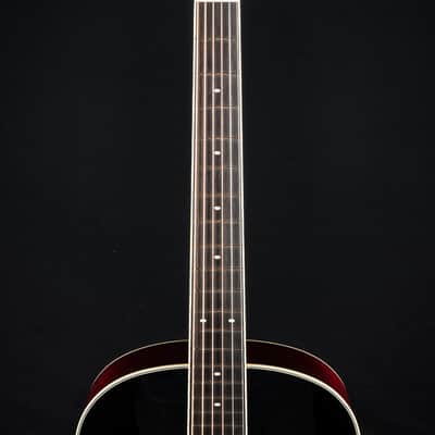 Bourgeois SJ Oval Hole Mahogany and Aged Tone Adirondack Spruce Black Top Custom NEW image 11