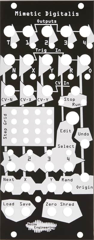 NOISE ENGINEERING MIMETIC DIGITALIS BLACK : B-STOCK : [DETROIT MODULAR] image 1