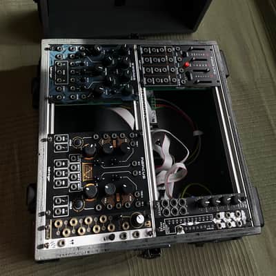 6U Eurorack Case Powered, 52 HP, patched resealable, modular synthesizer synth image 11