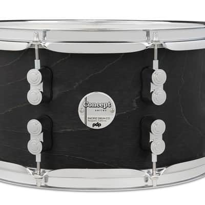 PDP By DW Black Wax Maple Snare Drum 7x13 (PDSN0713BWCR) image 1