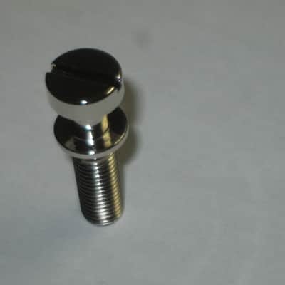 one pair of rarely handled, near A+ genuine Gibson Nickel STUDS, also called Mounting Pieces (NO anchors) for PTTP-015 Nickel Stop Bar Tail piece (Stop Bar Tailpiece NOT included) nickel finish (ninc alloy metal) image 19