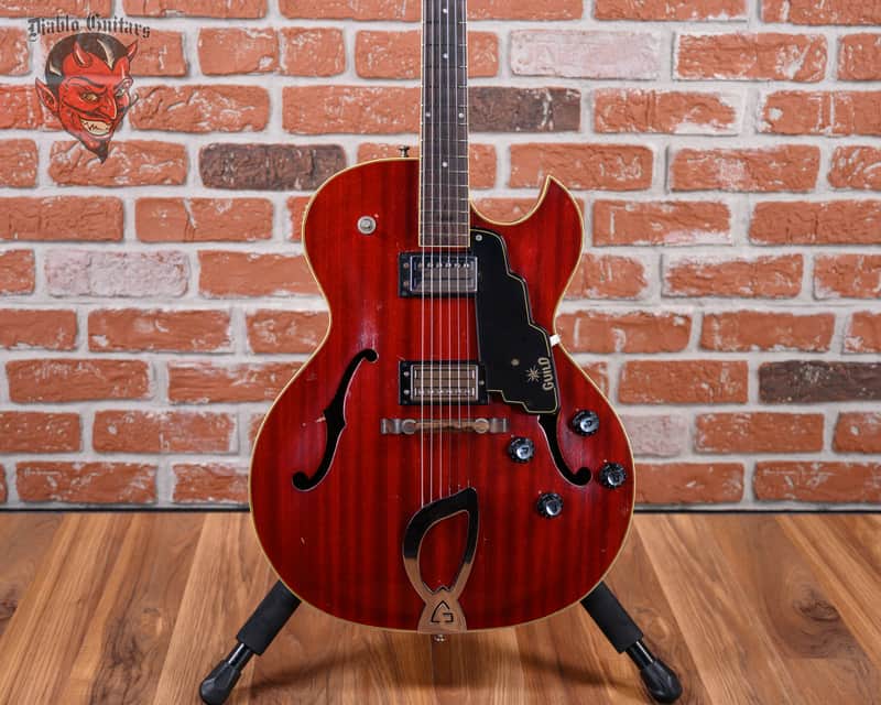Guild Starfire II in Cherry Finish 1961 w/OHSC (Mods) image 1