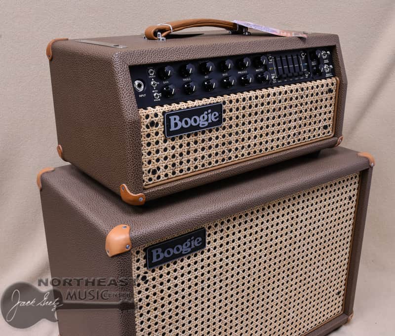 Mesa Boogie Mark V: 35 Amp Head, Matching 1x12 Widebody Cabinet - Cocoa with Wicker Grill image 1