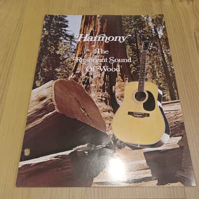 Vintage 1972 Harmony Instrument Catalog! Rare, Original Case Candy, Paperwork! image 1