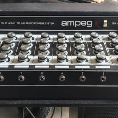 Ampeg SR6 120w 6ch Mixer | Fully serviced | * 50 ship: Chi, Pitt or Indy image 1