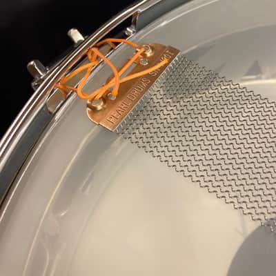 Chad Smith's Pearl 14x5" Custom Red Hot Chili Peppers Logo, 2011 World Tour Snare Drum. Clear Acrylic, With SIGNED HEAD! image 15