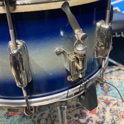 Slingerland - 7x14" No. 157 Snare Drum 1950's - Blue Duco, 8 Lugs, 3-Point, Calf Head (JL Sling #59) image 7