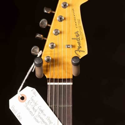 Fender Custom Shop Limited Edition '63 Stratocaster Journeyman Relic w/ Closet Classic Hardware - Aged Sherwood Green Metallic image 3