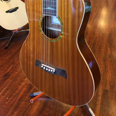 Luna Lap Steel Guitar Weissenborn Style Hawaiian Mahogany image 8