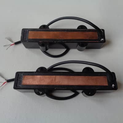 Set of handmade passive pickups (J style) with Neodymium magnets for five-string electric bass image 5