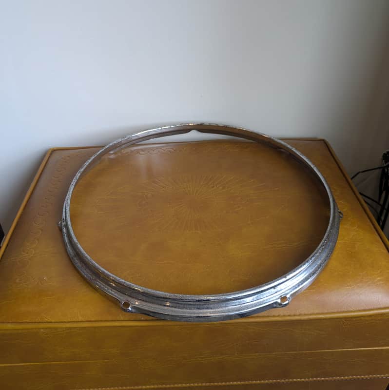 Pearl MIJ 16" 7 Lug Drum Hoop 1960s image 1