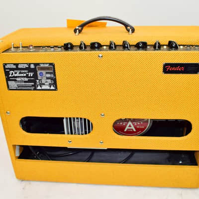 2022 Fender Hot Rod Deluxe IV Limited-Edition 40-Watt 1x12" Tube Combo Guitar Amp, Lacquered Tweed image 8