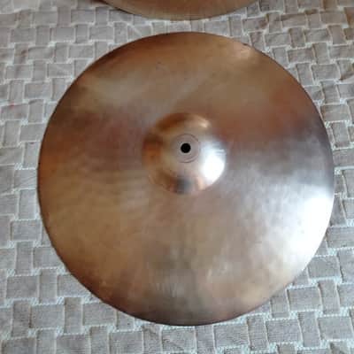 Amati Kraslice 15" Vintage Collectable Hi Hat Pair 60s-70s - Traditional image 2