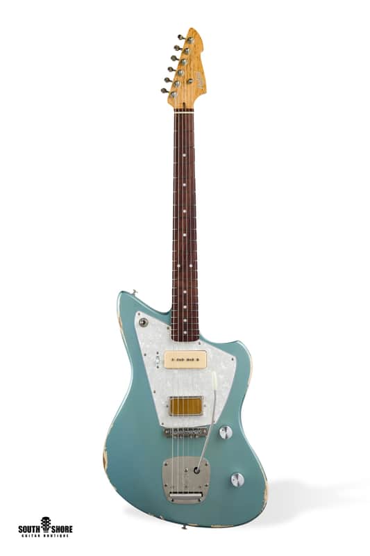 Rufini Guitars Montefalco - Ice Blue Metallic w/ Mastery Hardware. NEW (Authorized Dealer) image 1