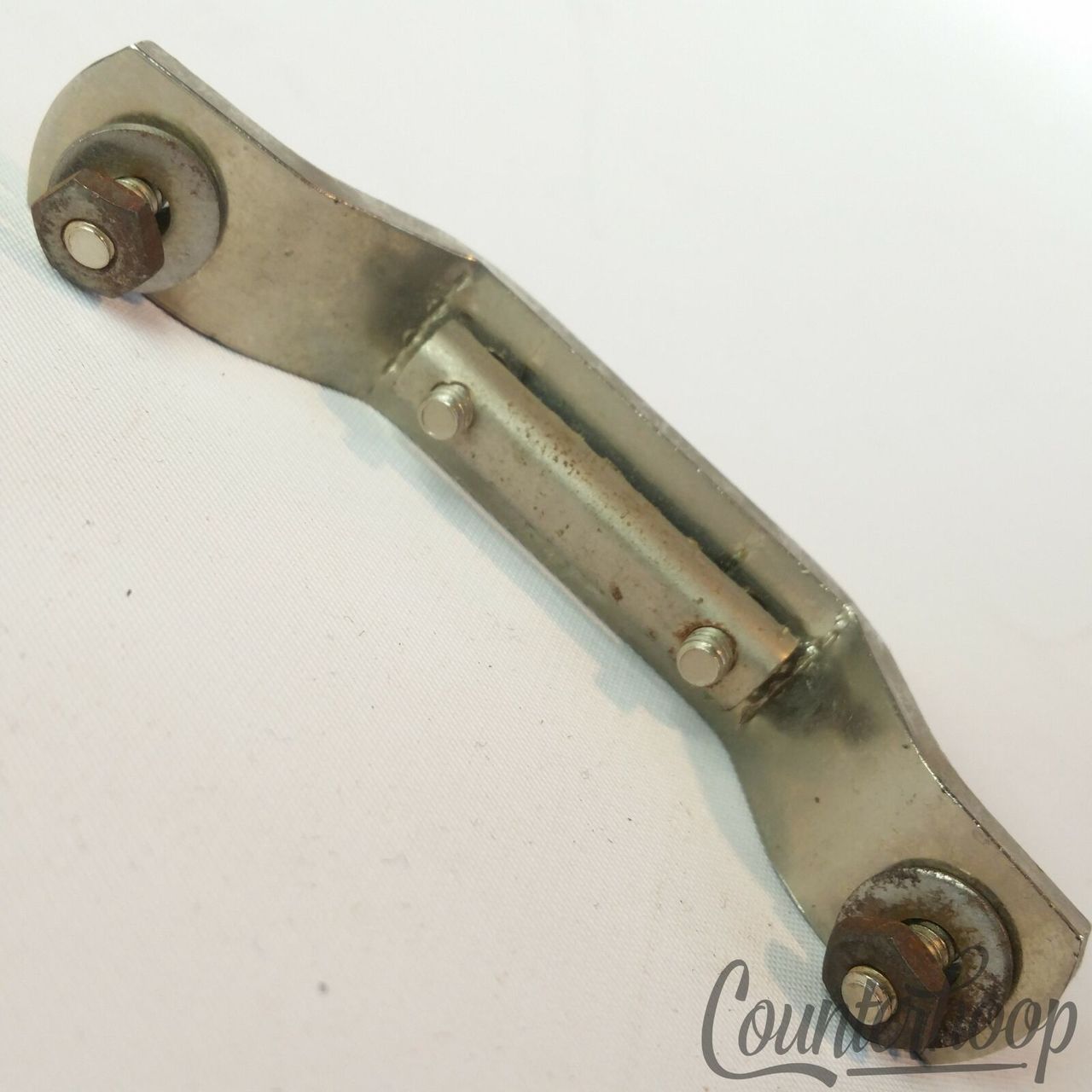Kent Snare Drum Butt Plate Nickel Plated USA Vintage 50s-60s 3 1/4" Parts* — main photograph