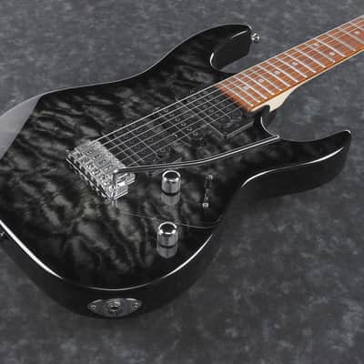 Ibanez GRX70QA-TKS Transparent Black Burst image 4