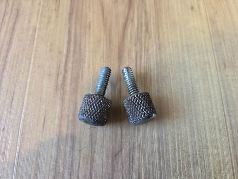 Set of Vintage 1960's Fender Piggyback Amplifier Thumb Screws to Attach Head to Cabinet! image 1