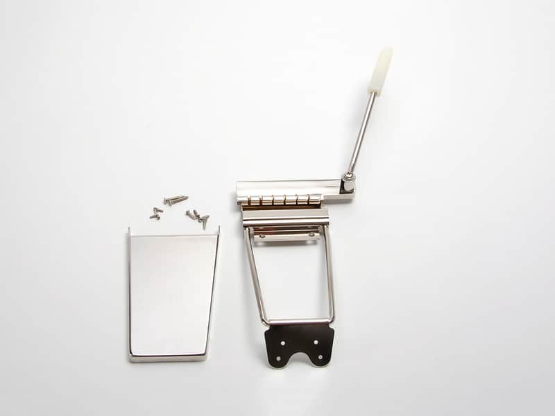 BRAND NEW German Made Best Quality Göldo Maestro Long Vibrola Tremolo Tailpiece Nickel, for Gibson & Epiphone SG, ES & Firebird Guitars image 1