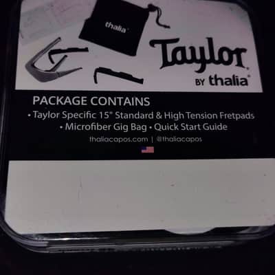 Taylor Pearl Thalia guitar capo Black Chrome image 9