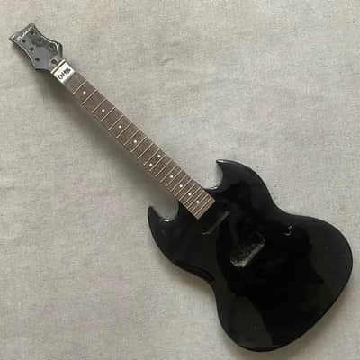 Black Palmer Glossy Black Guitar Basswood Body with Maple Neck, Rosewood Fingerboard image 10
