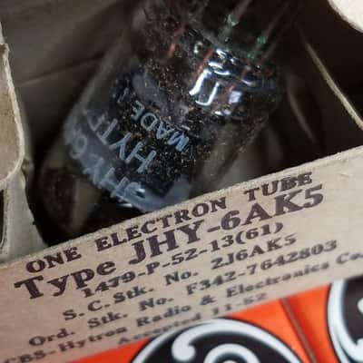 Tung-Sol etc. Matched Pair (2) 5654 6AK5W JAN Pentode tNOS AT1000 TESTED Vacuum Tubes 5 Star, Triangle Premium Little Dot Yaqin 6AK5 Audio 1944-1969 image 9