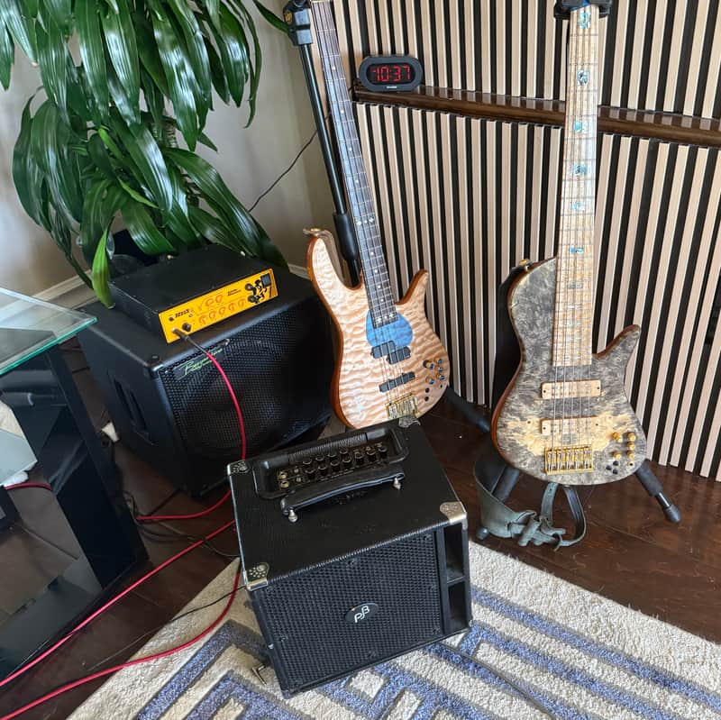Phil Jones BG-400 Suitcase Compact (This thing is sick!!!!) 4x5" Bass Combo Amp 2010s - Red image 1