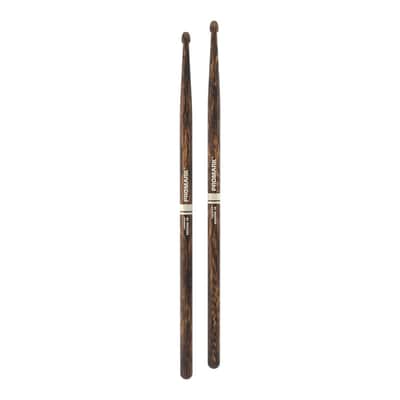 ProMark Rebound 5B Firegrain Hickory Drumsticks, Wood Tip image 1