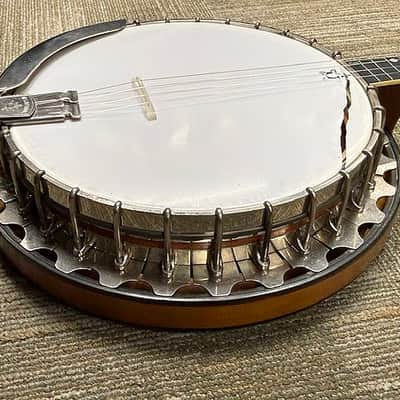 1924, Boston, MA. Made Vega Vegaphone Professional Tenor Banjo, S/N 74533, w/ OHSC, Very Good Condition image 5