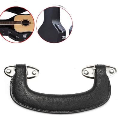 Guitar Case Handle Vintage Chipboard Case handle with Complete installation mounting hardware Kit! image 13