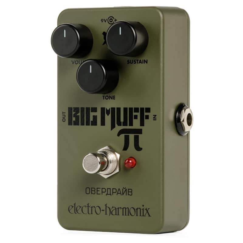 Mint Electro-Harmonix EHX Green Russian Big Muff Pi Fuzz Guitar Effect Pedal Stompbox image 1