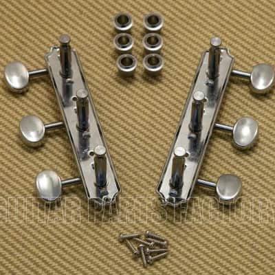 WJ-15CR Chrome Wilkinson Lap Steel Guitar Tuners image 2