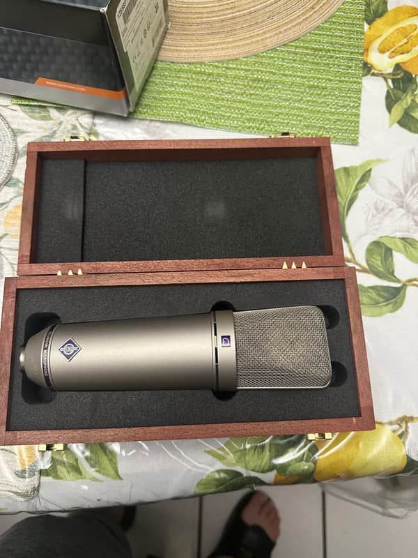 Neumann U 87 Ai Large Diaphragm Multipattern Condenser Microphone 1986 - Present - Nickel image 1