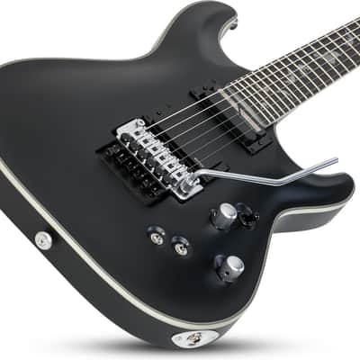 Schecter Damien Platinum-6 FR S Satin Black image 2