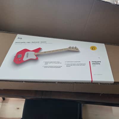 Loog pro electric guitar - red image 4