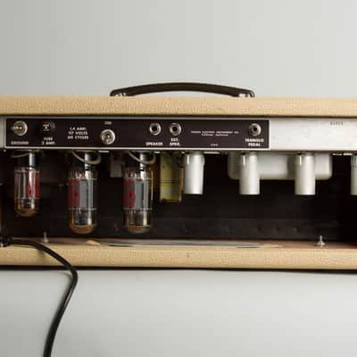 Immagine Fender Tremolux 6G9-A Piggyback Tube Amplifier (1962), ser. #00854. - 7