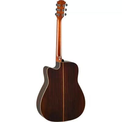 Yamaha A3 R Tbs Folk Cutaway Acoustic Electic Guitar   Rosewood   Tobacco Brown Sunburst image 2