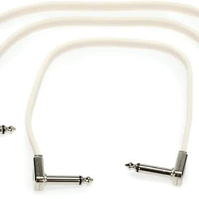 Ernie Ball P06220 Flat Ribbon Pedalboard Patch Cable - Right Angle to Right Angle - 12 inch (3-pack) image 2
