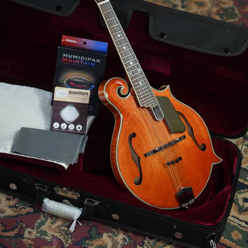 Eastman MD815PGE-HB F-Style Honeyburst Mandolin w/K&K Pickup #0663 image 1