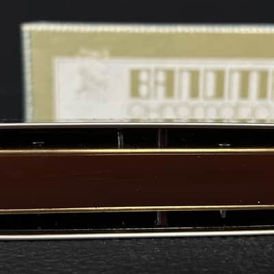 The Bandmaster Deluxe Chromatic Harmonica Vintage - Chrome w/ Box image 5