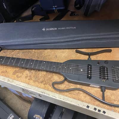 Donner Hush-X Electric Guitar Black image 2