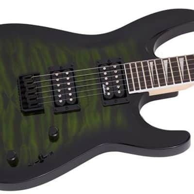 Jackson JS Dinky JS32Q DKAHT Trans Green Burst image 3