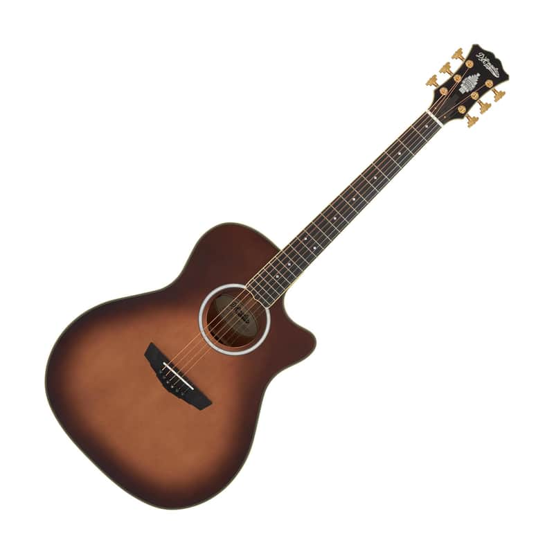 D'Angelico DAEG200ATBGP2 Gramercy Series Acoustic Electric Guitar, Autumn Burst image 1