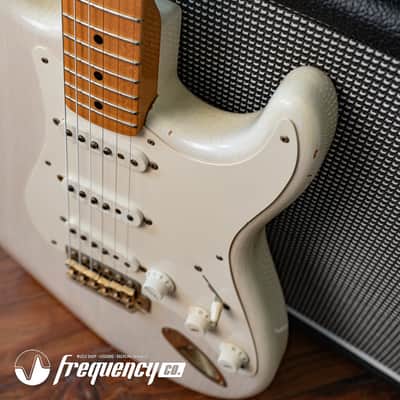 Fender Custom Shop Limited Edition 1956 Stratocaster in White Blonde with a AA Flamed Maple Neck - 2011 image 13