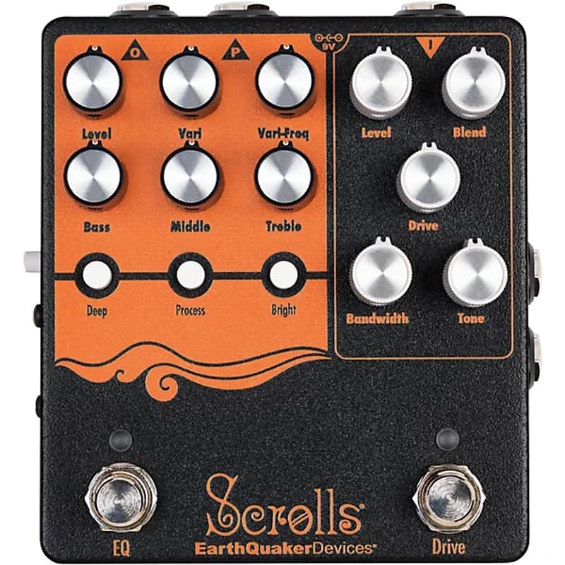 Earthquaker Devices Scrolls | Bass Odyssey | EQ & Overdrive Pedal image 1