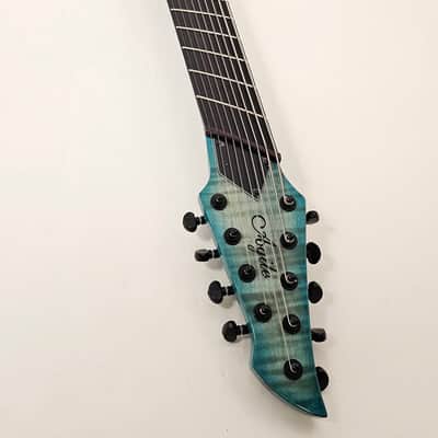 Agile Pendulum Pro 92730 EB CP Oceanburst Flame Multi Scale 9 String Electric Guitar image 3