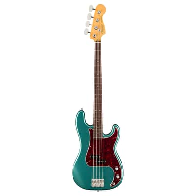 Used Fender American Professional Classic Precision Bass Faded Sherwood Green Met image 2