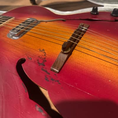 1951 Gibson L-4 F Hole Sunburst imagen 4