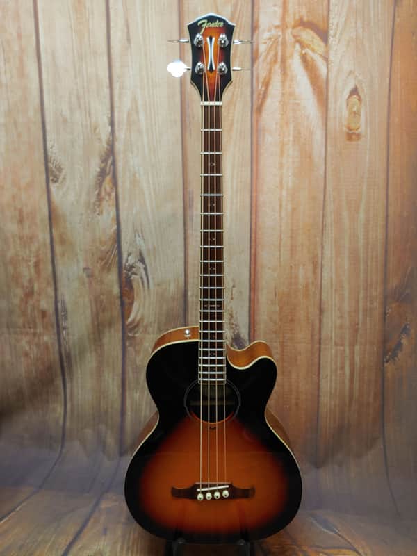 Fender FA-450CE 4-String Maple / Mahogany Acoustic Bass with Laurel Fretboard 2019 - 3-Tone Sunburst image 1