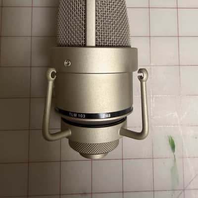 Neumann TLM 103 75th Anniversary Package with EA1 Shockmount 2010s - Silver image 5